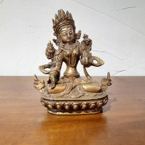 brocante marc doumenc saint girons Sujet Hindou en bronze