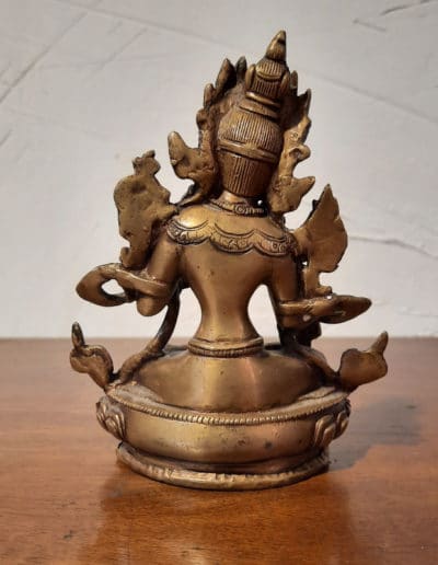 brocante marc doumenc saint girons Sujet Hindou en bronze