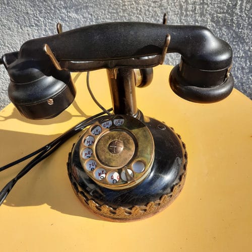 Téléphone Burgunder Paris brocante l'atelier marc doumenc